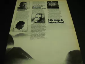 RAFFAELLA CARRA Albert Hammond RAY CONNIFF 1977 Promo Poster Ad mint condition - Picture 1 of 1