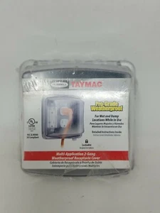 Hubbell Taymac Pro-Grade Weatherproof Clear 2-3/4" Cover ~ MM2410C (x - Picture 1 of 6