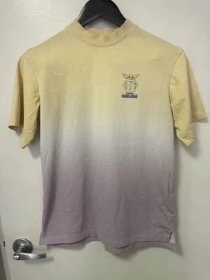 Camiseta H&M Star Wars The Mandalorian Niñas Juveniles Talla 12/14 Púrpura Amarillo Foto 1 de 4