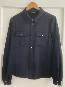 ME + EM - Women’s Blue Shirt /Blouse Size 12 - Picture 1 of 17