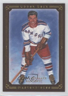 2008-09 Upper Deck Masterpieces Brown Framed Andy Bathgate #76 HOF - Image 1 of 2