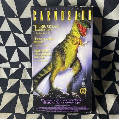 Carnosaur (VHS-1993) HORROR/THRILLER DIANE LADD Dinosaur Jurassic T-Rex - Image 1 of 4