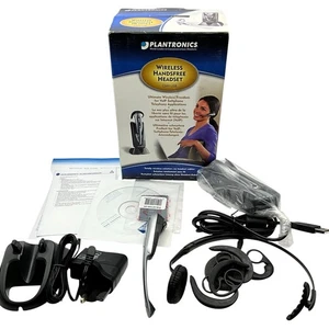Plantronics CS60-USB Wireless Handsfree Headset with Base & Accessories – New Op - Picture 1 of 14