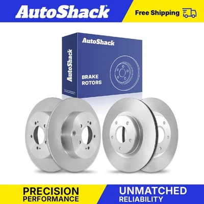 Front Rear Brake Rotors Set for 2007-2013 Mitsubishi Outlander 2.4L 3.0L Foto 1 de 4