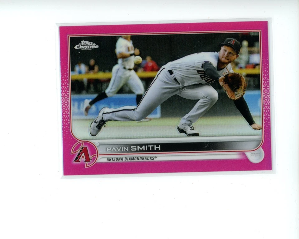 2022 Topps Chrome Magenta Pink Refractor #78 Pavin Smith #d 359/399 - Image 1 of 1