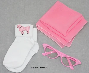 Gonna/calzino barboncino bambina anni 50 acc. Lotto - Calze, occhiali, sciarpa_ ROSA - Foto 1 di 4