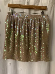 Gonna BCBGeneration con paillettes taglia 8 nuova con etichette - Foto 1 di 9