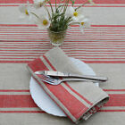 Striped Linen Tablecloth Washed 100% Linen Wedding Table Cloth Rectangle Dinning