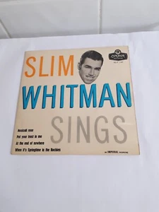 Slim Whitman - Slim Whitman Sings EP (London RE-P 1199 Pic) VG+/VG+ Vinyl 7" - Imagen 1 de 4