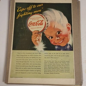 1960s Original Print Ad Coca-Cola Life Magazine Coke 10.5"x13.5" Poster Wall - Foto 1 di 4