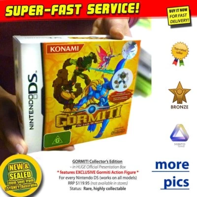 GORMITI: The Lords of Nature! Collectors Edition RARE Nintendo DS NDS XL 2DS 3DS - Image 1 of 4