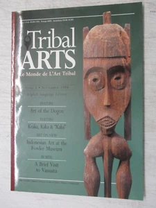 TRIBAL ARTS MAGAZINE #3 SEPTEMBER 1994 ART OF DOGON KEAKA KAKA INDONESIAN ART - Picture 1 of 2