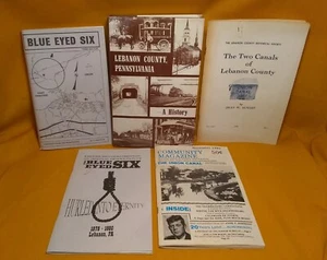 Lebanon County, Pennsylvania, A History 5 Artikel Lot Blue Eyed Six Union Canal - Bild 1 von 11