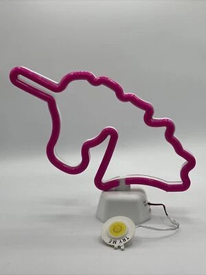 Small Pink LED Unicorn Room Lamp Desktop Shelf by YOUR ZONE 9×3×11 NEW - Image 1 of 4
