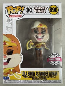 Lola Bunny como Wonder Woman 890 ~ Looney Tunes ~ Vinilo Funko Pop ~ DC Comics - Imagen 1 de 6