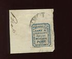  87L41 Hussey's Post New York Rare Used Stamp on Piece from Perry Album (By 945)