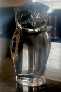 VILLEROY & BOCH HAND BLOWN GLASS OWL FIGURINE IN EXCELLENT CONDITION - Picture 1 of 8