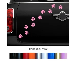 10 X KATZENPFOTEN PET PAW PRINTS AUFKLEBER STICKER AUTO (PB478) - Bild 1 von 1