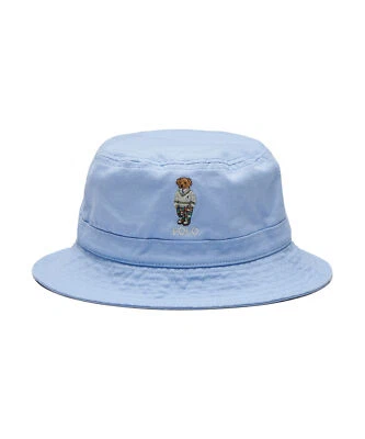 Polo Ralph Lauren Boys 8-18 Years Polo Bear Cotton Twill Bucket Hat - Blue - Image 1 of 4