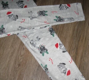 Christmas Dog PUG Kitten LEGGINGS Kids Size Medium 7-8 years NEW pajamas bottoms - Picture 1 of 2