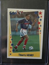 PANINI SUPERFOOT STICKER 1998/1999 THIERRY HENRY FRANCE N°194 ROOKIE 7 PSA?