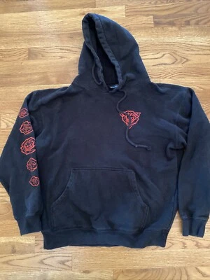 Pulôver com capuz vintage Spitfire independente masculino tamanho M preto - Imagem 1 de 4