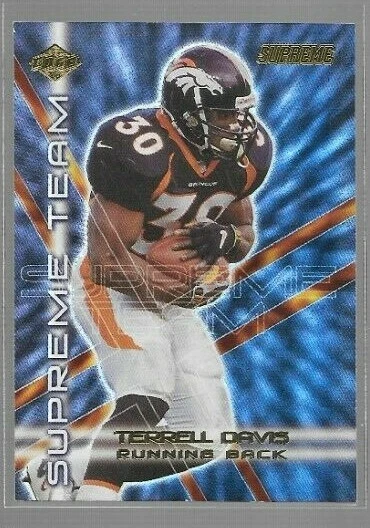 2000 Collector's Edge Supreme Supreme Team Terrell Davis #ST13 Broncos - Image 1 of 1