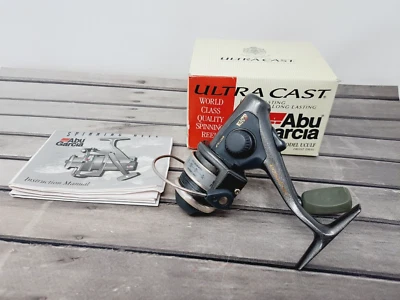 Carrete giratorio Abu Garcia modelo ultra fundido UCULF con caja Foto 1 de 4