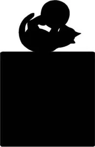 Cat #10 Magnetic Memo/ Bulletin Board - Made in the USA - Picture 1 of 2