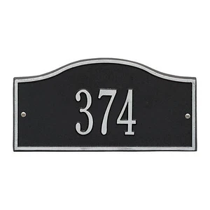 Rolling Hills Mini Personalized Address Plaque - Picture 1 of 11