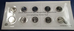 2010 America The Beautiful Quarters Circulating Coin Set P & D Mints (01) - Picture 1 of 8