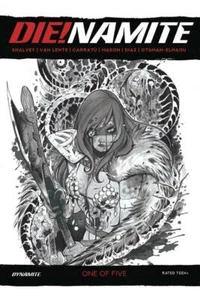 DIE!NAMITE #1 1:35 MOMOKO SONJA ZOMBIE LIV DEAD GRAYSCALE VARIANT DYNAMITE 10142 - Picture 1 of 1