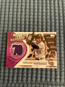 2021 Topps Series 1 Major League Nolan Arenado Material Relic #MLM-NA New Mint - Picture 1 of 2