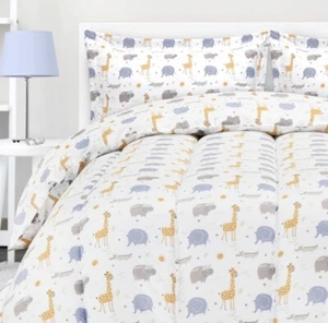 Utopia Bedding All Season Safari Comforter Set with 2 Pillow Cases 3 Piece Twin - Picture 1 of 7