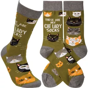 Calcetines divertidos unisex These Are My Cat para dama - Imagen 1 de 4