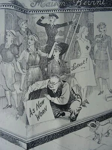 1941 Original Print WW2 SPRING MODES - WOMEN WAR UNIFORMS & LAND GIRLS - Picture 1 of 2