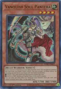 YUGIOH 1A EDICIÓN WISU-EN017 VANQUISH SOUL PANTERA ULTRA RARO CASI NUEVO (NUEVO EN M) - Imagen 1 de 1