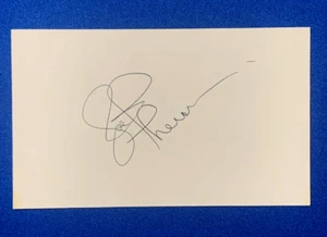 JOE THEISMANN SIGNED 3x5 INDEX CARD SUPER BOWL CHAMPION WA REDSKINS PSA DNA - Picture 1 of 3