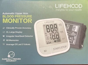 🔥🔥LIFEHOOD Automatic Upper Arm Blood Pressure Monitor Extra Large Display🔥🔥 - Picture 1 of 3