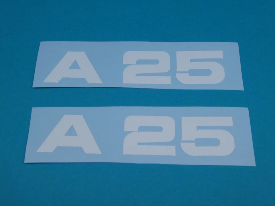 Zündapp A 25 Aufkleber Verkleidung Schriftzug Dekor weiß 460-10.139 Typ 460 NEU - Bild 1 von 1