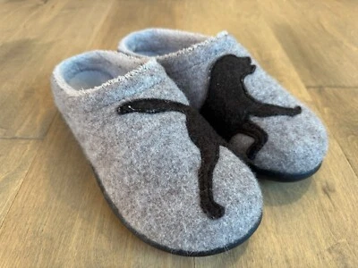 Zapatillas L.L.Bean 272341 Daybreak marrón tostado lana motivo perro mujer talla 10” Foto 1 de 4