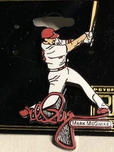 MARK McGWIRE ST.LOUIS CARDINALS SIGNATURE ALL STAR COLLECTOR PLAYER PIN RARE - Picture 1 of 1