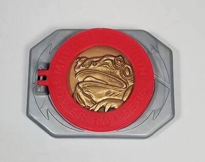 VINTAGE POWER RANGERS MOVIE MORPHER & 3 COINS McDONALDS HAPPYMEAL TOY MMPR 1995 - Image 1 of 4