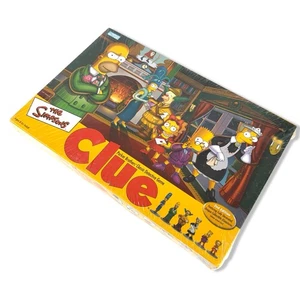 Clue THE SIMPSONS Board Game Parker Brothers 2nd  Edition *NEW -Open Plastic* - Picture 1 of 19