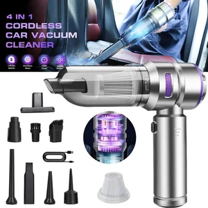 Akku Handstaubsauger 22000Pa 4-in-1 Kabellos Staubsauger für Haus/Auto/Tierhaar - Bild 1 von 12