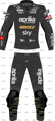 Aprilia Motocicleta Carreras Cuero Motociclista Traje Para Hombre Motocicleta Montar Deportes Armadura Foto 1 de 4