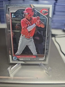 2024 Bowman - Chrome Prospects Carlos Sanchez #BCP-25 (RC) - Picture 1 of 2