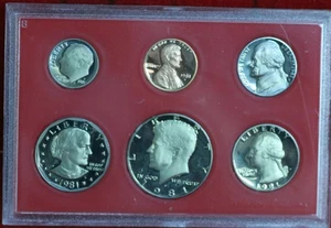 Uncirculated 1981 United States Proof Set - Picture 1 of 2