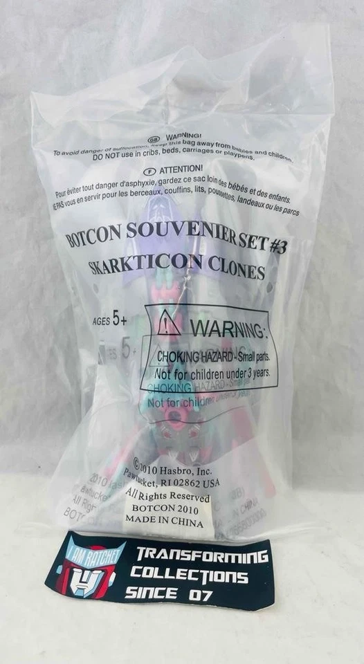 Transformers TFCC 2010 Botcon Exclusive Sharkticon Clone Sealed #3 - Image 1 of 1