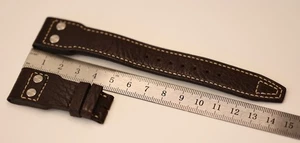 Bracelet IWC Cuir marron - 22mm-18mm - Picture 1 of 4